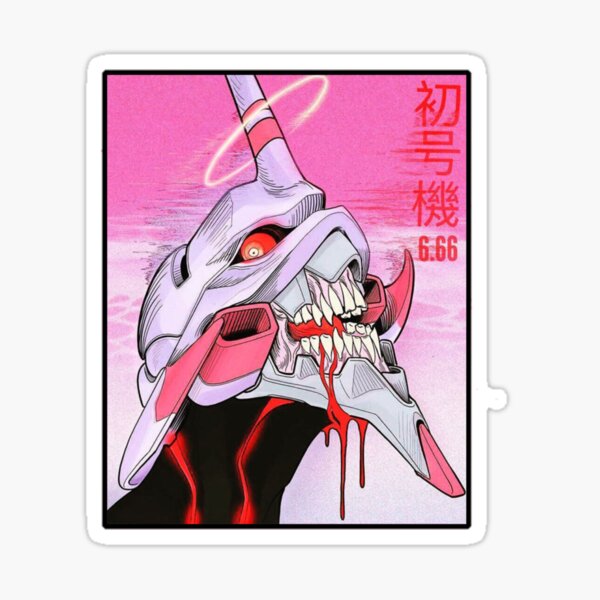 Eva Unit 01 Stickers Redbubble