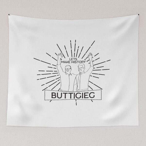 Item preview, Buttigieg - Let's make history! First gay couple in the white house designed and sold by Good-Politics.