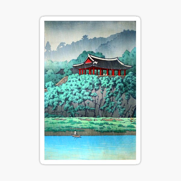 Item preview, Botan Dai at Ping-Yang by Kawase Hasui designed and sold by ArtExpression.