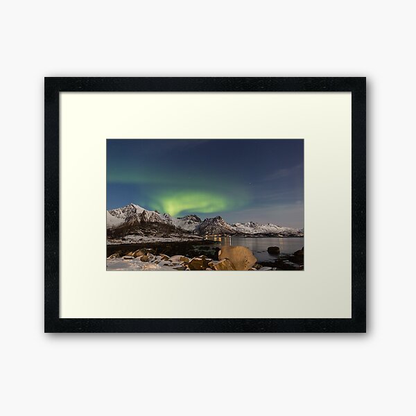 Lofoten Aurora Framed Art Print