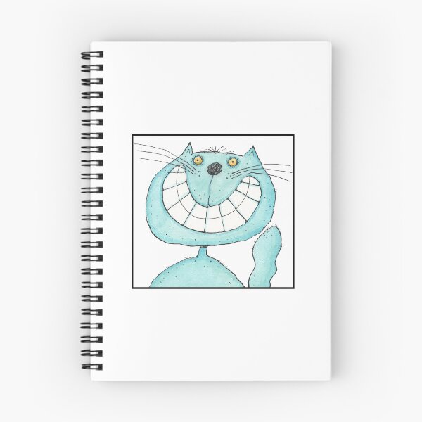 Item preview, Grinning Blue Cat designed and sold by piperdogdesign.