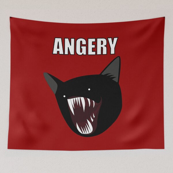 Item preview, Angery Demon Cat designed and sold by TheRedCat.