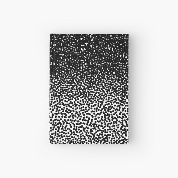 Halftone dots pattern Hardcover Journal