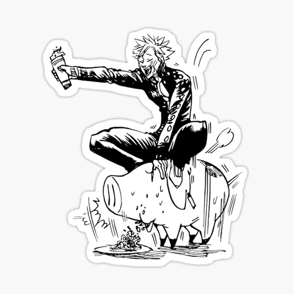 Ban Seven Deadly Sins Stickers Redbubble 