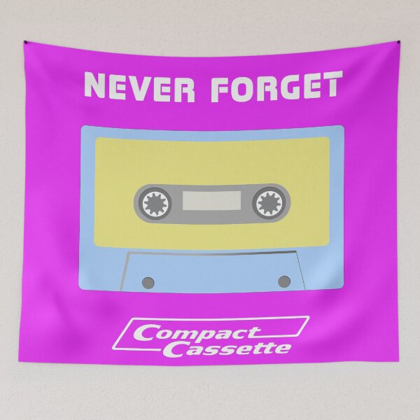 Item preview, Never Forget Mix Tape Cassette 80s Humor  designed and sold by jutulen.