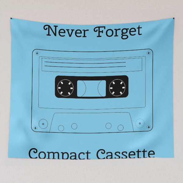Item preview, Never Forget Mix Tape Cassette 80s Humor  designed and sold by jutulen.