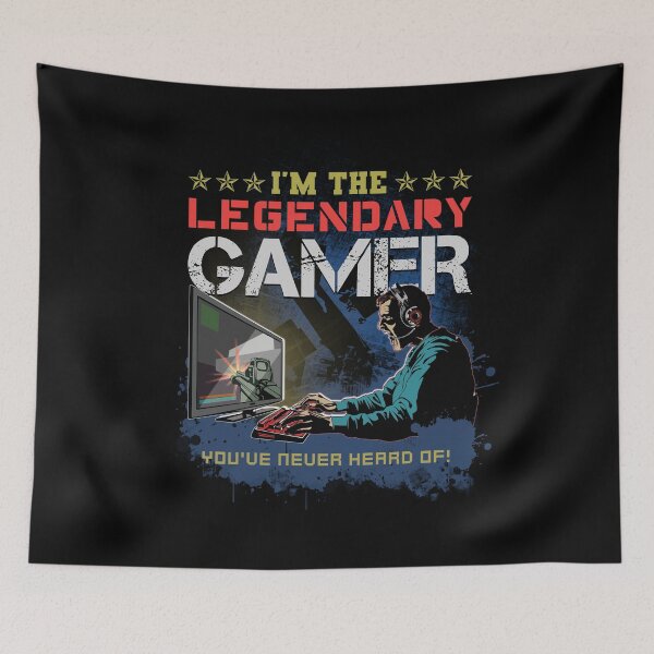 Item preview, Legendary gamer saying designed and sold by mtsdesign.