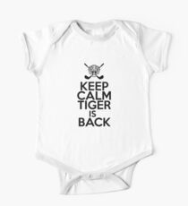 Keep Calm Tiger Woods is Back Short Sleeve Baby One-Piece