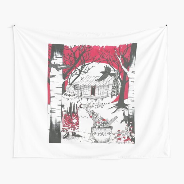 Baba Yaga Tapestry