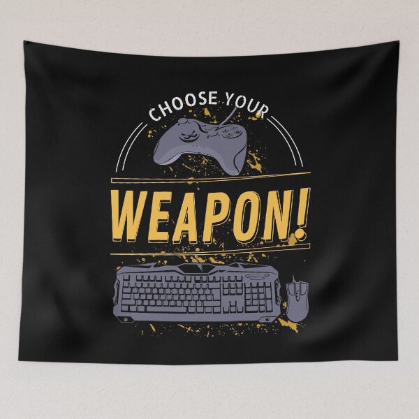 Item preview, Choose your weapon gamer designed and sold by mtsdesign.