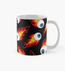 Taza Patrón de globo ocular llameante