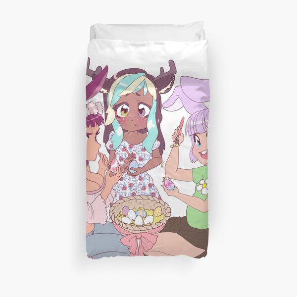 Kitti Minx ASMR - Doe, Kida, & Billie Springtime Fun! Duvet Cover