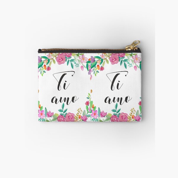 Item preview, Italian Ti amo I love you Floral Typography  designed and sold by tanabe.