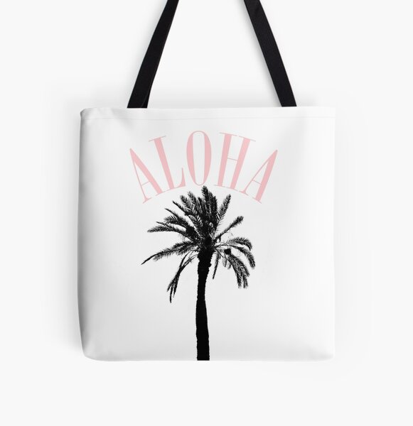 Aloha All Over Print Tote Bag