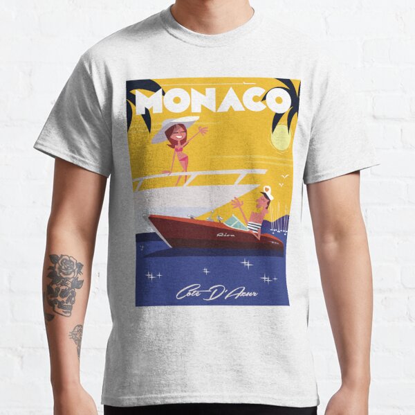 Monaco poster Classic T-Shirt