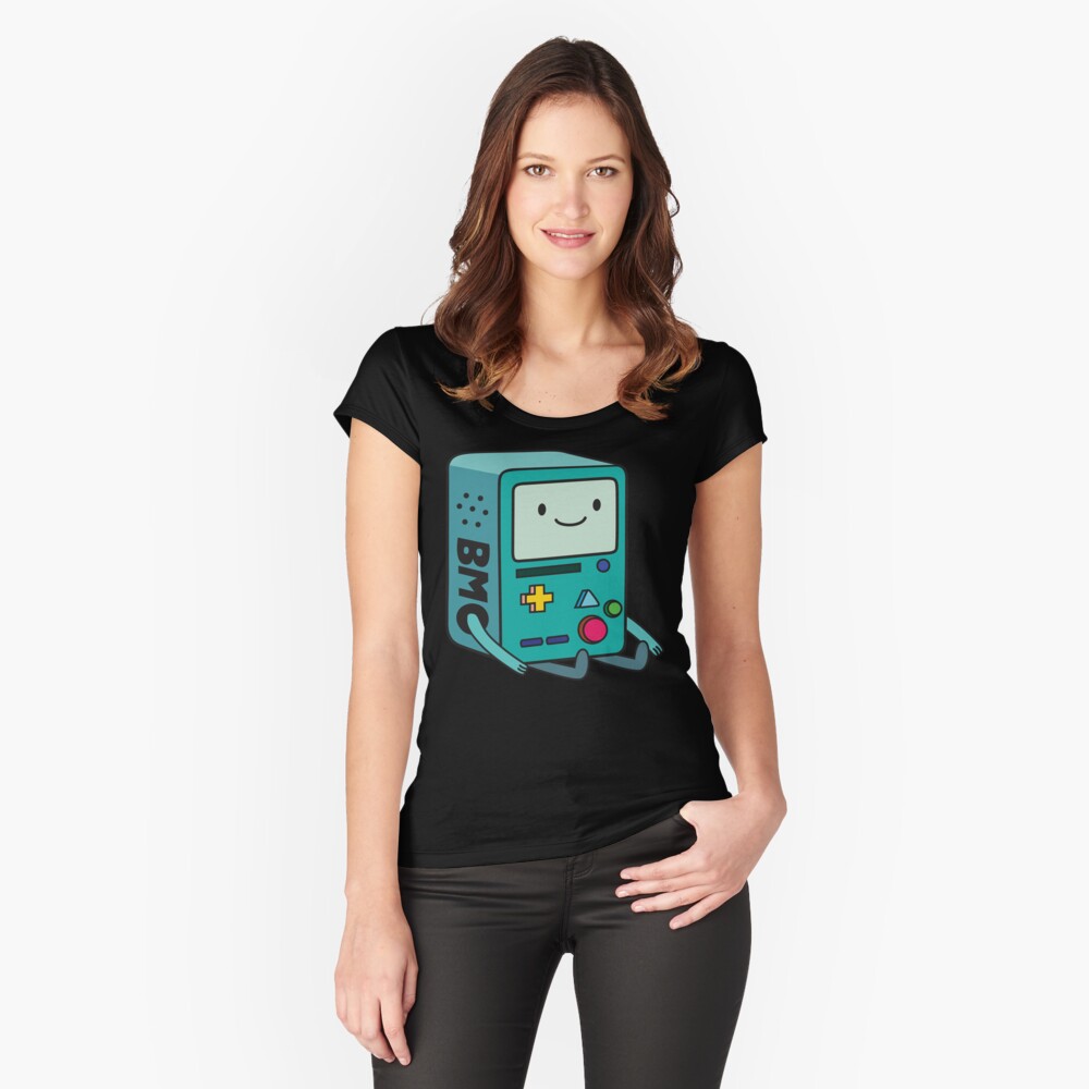 Item preview, Fitted Scoop T-Shirt designed and sold by plushism.