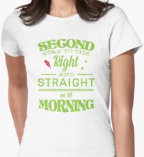 Peter Pan Neverland - Second Star Women's Fitted T-Shirt