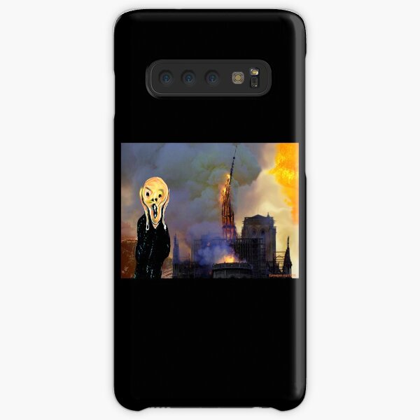 Screaming Fire Outside a Burning Cathedral Samsung Galaxy Snap Case