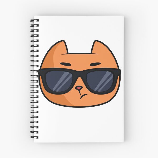 Item preview, Awesome cat with sunglasses wearing a smile on his face designed and sold by yetileti.