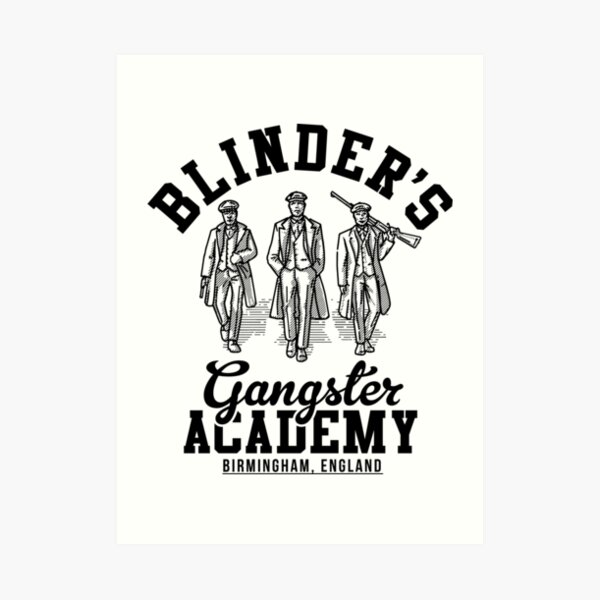 Peaky Blinders Gangster Academy Birmingham England Art Print