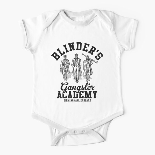 Peaky Blinders Gangster Academy Birmingham England Short Sleeve Baby One-Piece