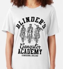 Peaky Blinders Gangster Academy Birmingham England Slim Fit T-Shirt