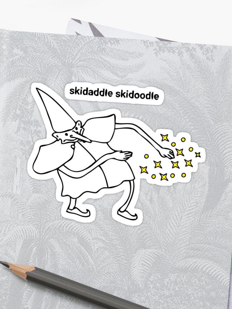 Skidaddle Skidoodle Wizard Sticker By Lukaslabrat Redbubble - roblox stickers got free shipping au