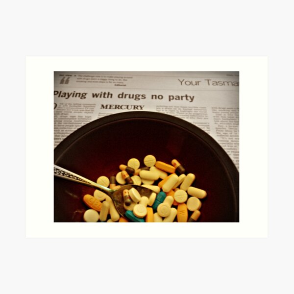 partyman drugs Art Print