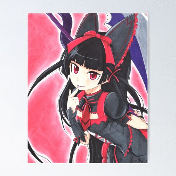  Gate Thus the JSDF Fought There Wall Scroll Poster Fabric  Painting For Anime Rory Mercury L: Posters & Prints