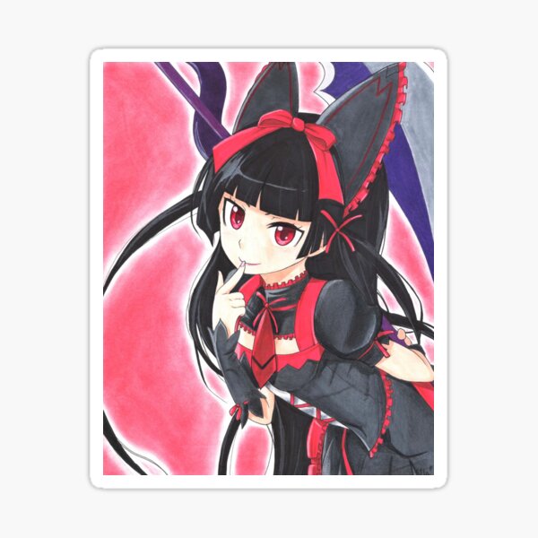 Rory Mercury Waifu - GATE Anime Sticker iPad Case & Skin by assiabaadi