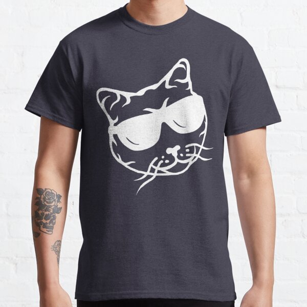 Cool cat with sunglasses cattitude Classic T-Shirt
