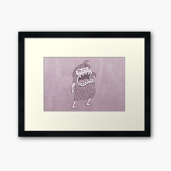 Sasquatch Framed Art Print