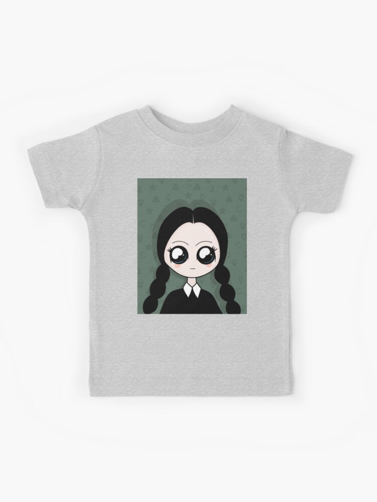 Hello Kitty Wednesday Addams T-Shirt Funny Aesthetic - AC XL / White