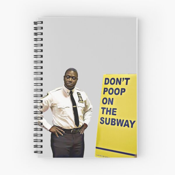Item preview, Brooklyn Nine Nine, Captain Holt, Don't poop on the subway, Digital artwork designed and sold by avit1.