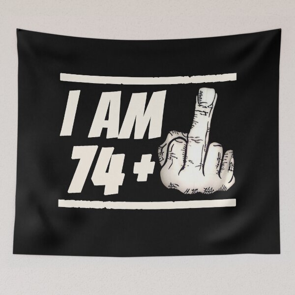 Item preview, Milestone 75th Birthday - Gag Bday Joke Gift Idea: 74+1 designed and sold by trendo.