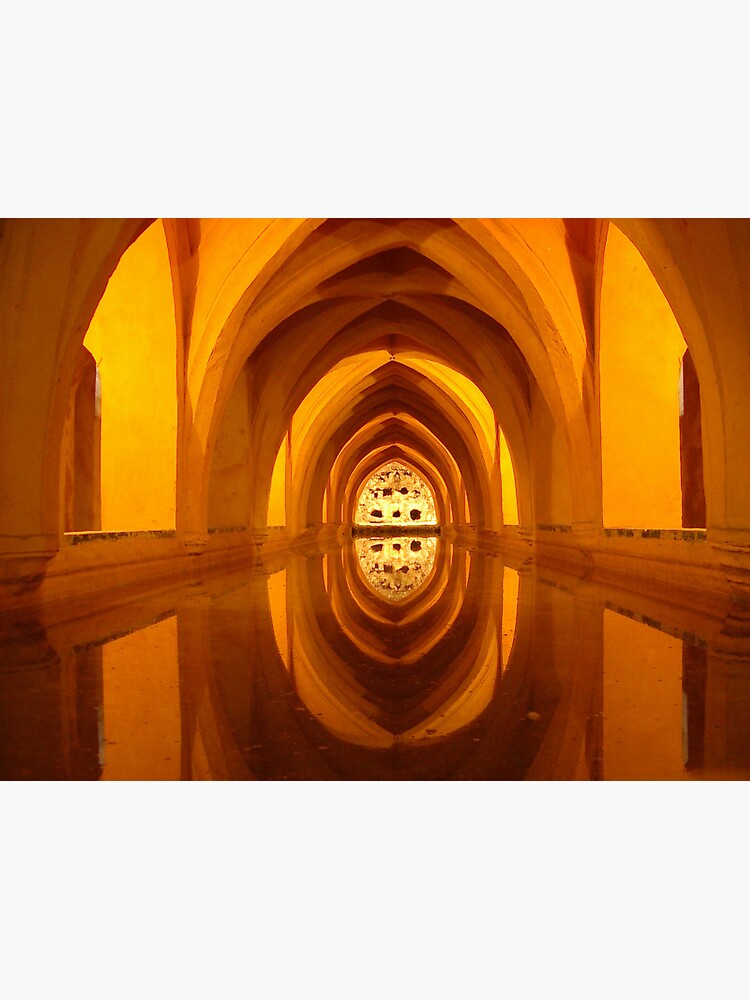 Thumbnail 2 of 2, Postcard, Pool of reflections, Seville, Spain, 2003 designed and sold by chrisculy.