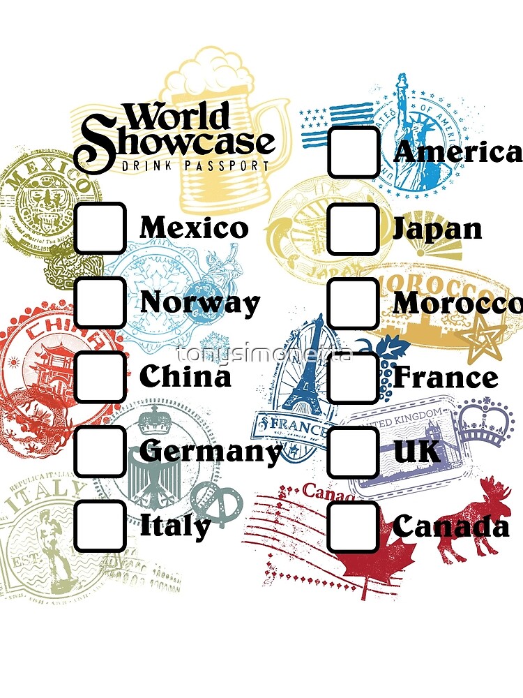 Drink Around the World - EPCOT Passport by tonysimonetta