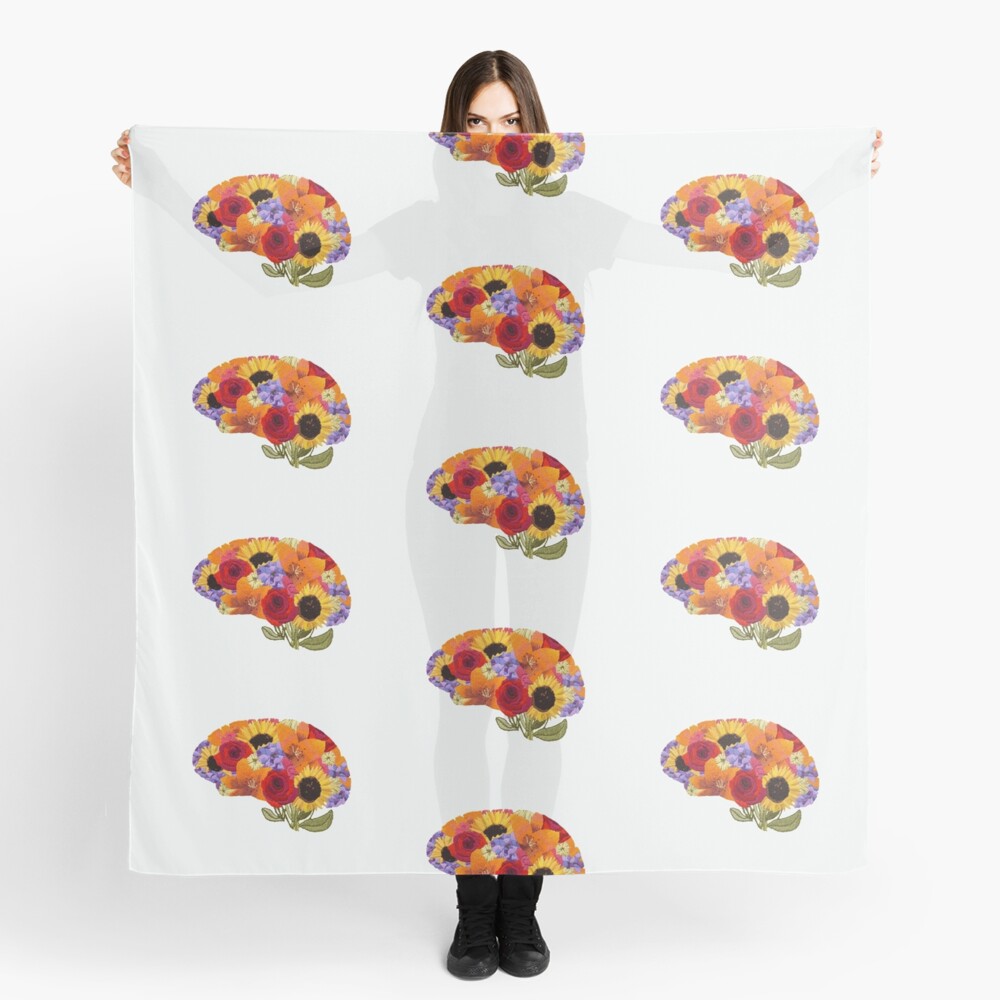 Think Spring Brain Scarf