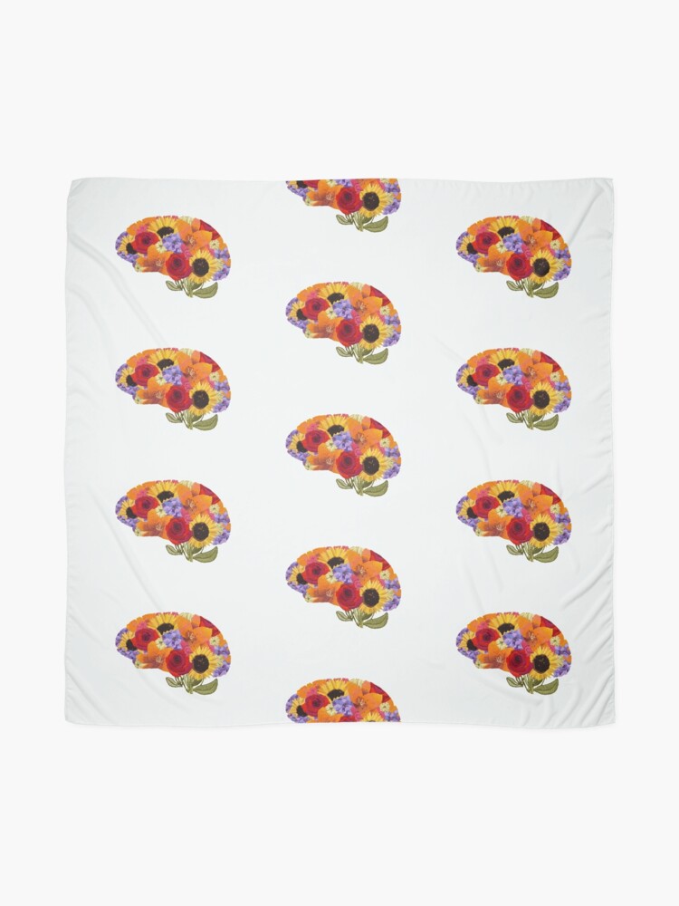 Alternate view of Think Spring Brain Scarf