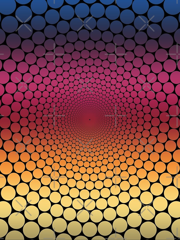 Optical Illusion Linear Gradient (Black) by jrbactor