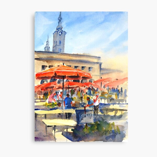 Dolce Market, Zagreb (3) Metal Print