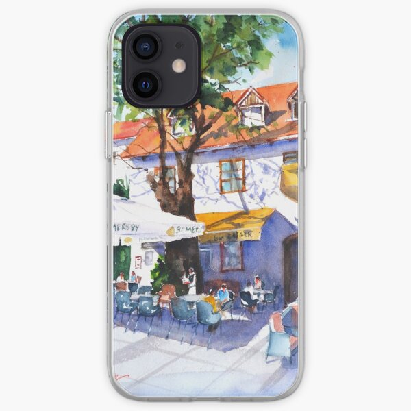 Zagreb cafe #3 iPhone Soft Case