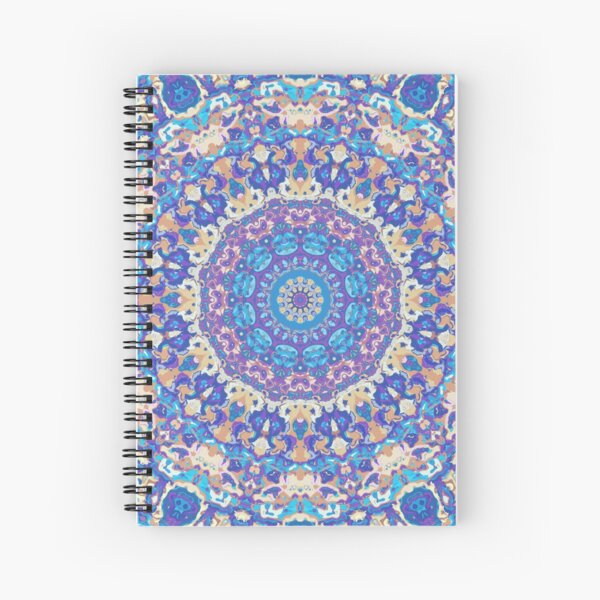 Ornate Mandala Spiral Notebook