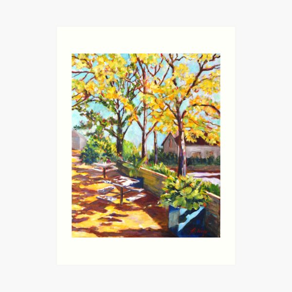 Summer in Edwards Garden, Toronto Art Print