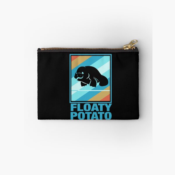 Item preview, Vintage Silhouette Manatee Save the Floaty Potatoes designed and sold by Whynot123.