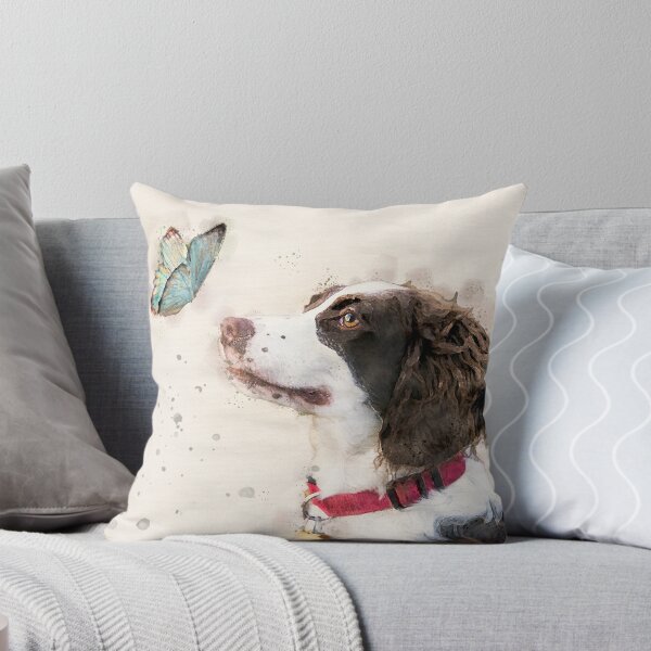 Item preview, English Springer Spaniel watercolor  designed and sold by Gypsykiss.