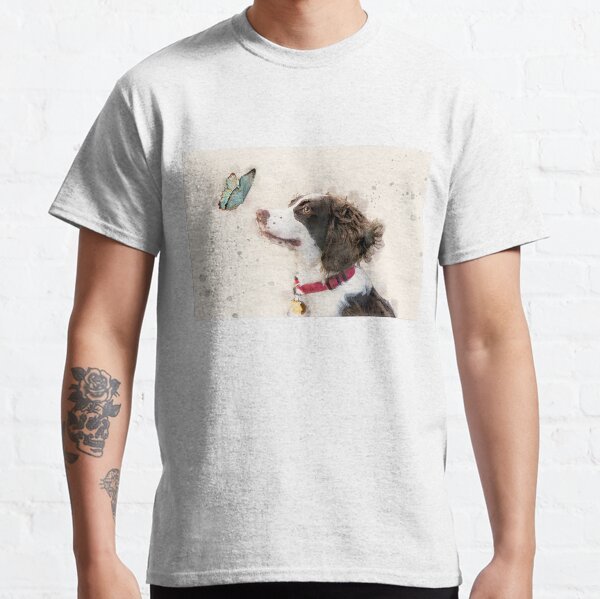 English Springer Spaniel watercolor Classic T-Shirt