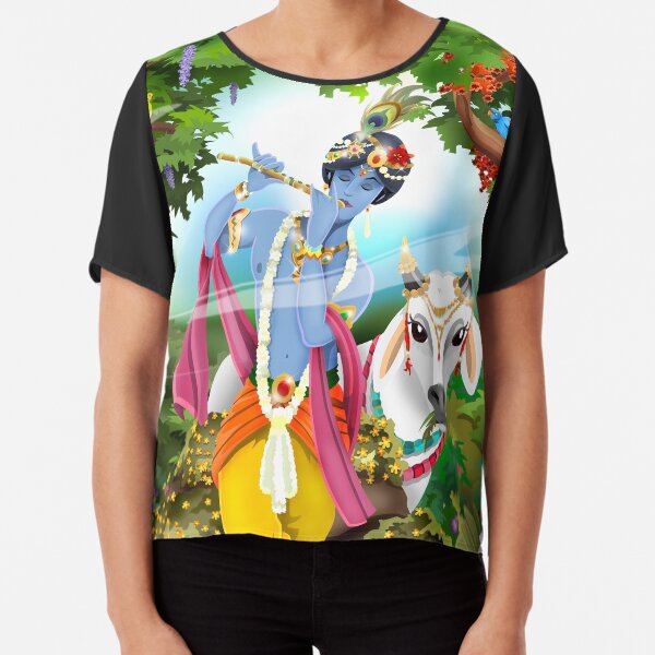 Krishna / Shivas World Chiffon Top