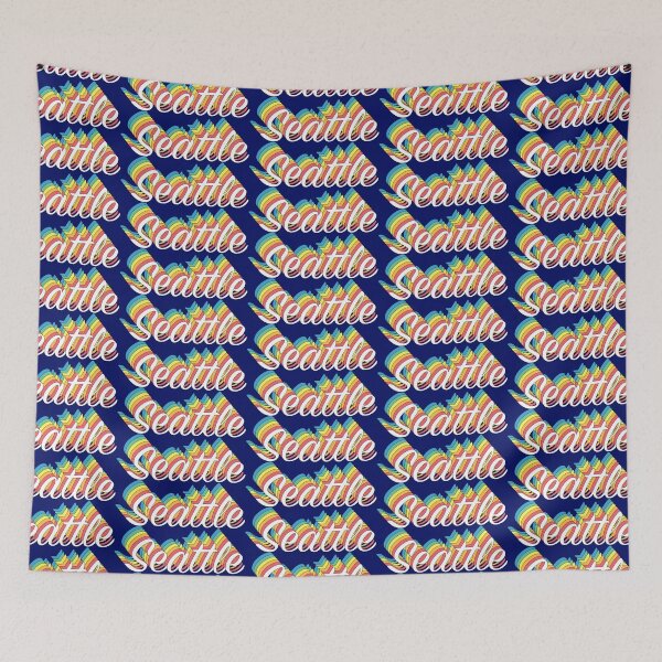 Item preview, Seattle, Washington - Trendy Retro Text designed and sold by BuiceJox.