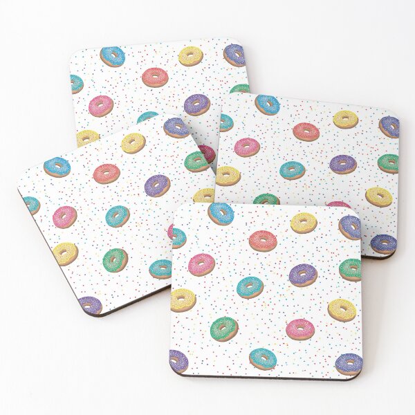 Item preview,  colorful donut pattern designed and sold by daisydebby.